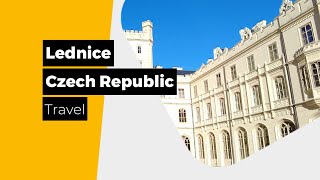 Lednice State Chateau - Czech Republic - Travel - Minaret - National Cultural Heritage - 4K Video