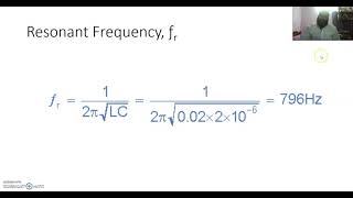 RFIC Unit   1 Series RLC Problem