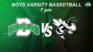 Fairland Dragons Vs.Coal Grove Hornets | Boys Basketball | Jan 14th, 2024 | NO AUDIO