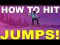 How to Hit jumps on your snowboard! Beginner to Intermediate