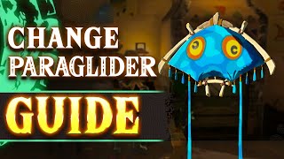 How to Change Paraglider Designs in Zelda Tears of the Kingdom | Guide \u0026 Walkthrough