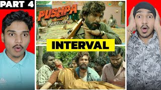 Pushpa - Part 1 Full Movie Reaction | Interval Scene Reaction | Allu Arjun