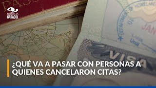 Panorama en la Embajada de Estados Unidos tras restablecimiento en servicio de visas