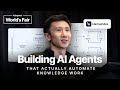 Building AI Agents that actually automate Knowledge Work - Jerry Liu, LlamaIndex