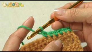 こま編み | かぎ針編みの基本（How to Single Crochet Stitch）