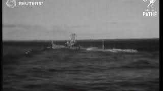 SWEDEN / DEFENCE: The British navy visits Sweden (1951)