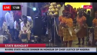 Governor Wike Holds Dinner In Honour of Chief Justice Of Nigeria