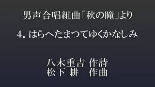 はらへたまつてゆくかなしみ【益楽男グリークラブ】第61回埼玉県合唱祭