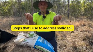 Fixing a sodic soil tunnel - I hope this works