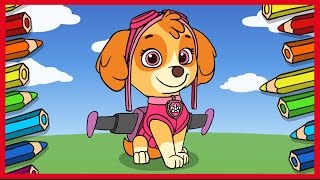 Щенячий патруль. Рисуем Скай. Paw Patrol. Skye.