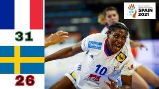 France Vs Sweden Handball Women's World Championship Spain 2021