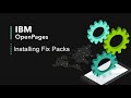 How to install Fix Pack FP Using the OpenPages Installer