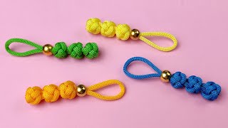 Super Easy Paracord Lanyard Keychain | How to make a Paracord Key Chain Handmade DIY Tutorial #11