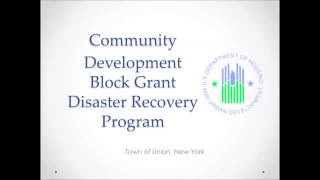 CDBG-DR Training: Assessing Disaster Recovery Needs