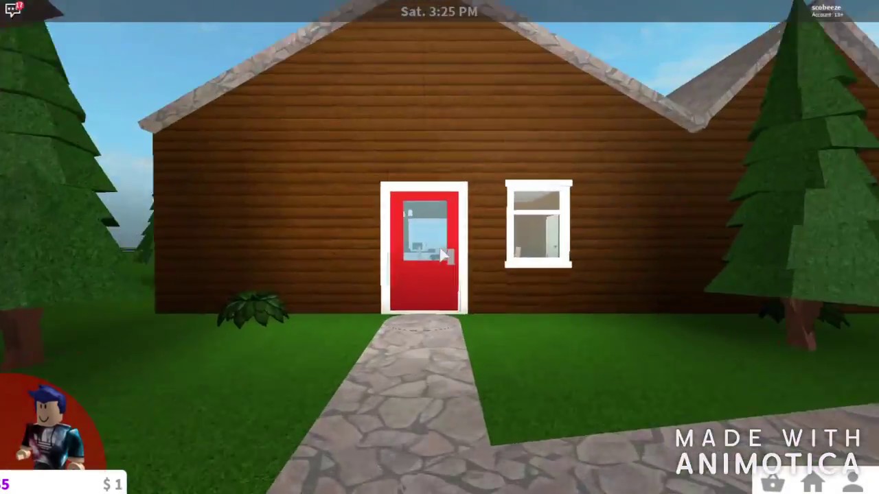 Bloxburg Cabin Speed Build! (Under 25k) - YouTube