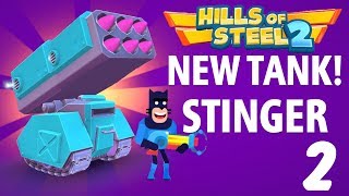 HILLS OF STEEL 2: NEW TANK STINGER| Mở Khóa Xe Tăng Khổng Lồ 6 Nồng| HH Xe Tăng| Gameplay Part 2