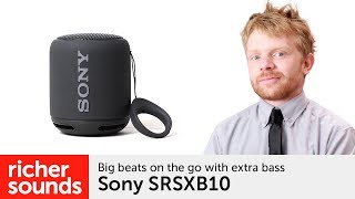 Sony SRSXB10 - portable Bluetooth speaker | Richer Sounds