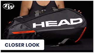 Take a closer look at the Head Tour Team 12 Pack Tennis Bag