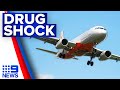 Jetstar pilot stood down after traces of illicit drug allegedly found on luggage | 9 News Australia