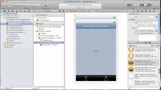 iPhone App Development Tutorial - Load a UIWebView from a UITableView.mov