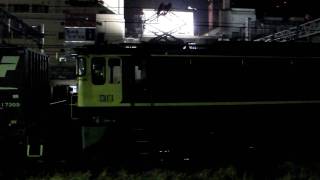 EF65-1078号機牽引貨物 大宮駅発車 2010.2.26 【HD】