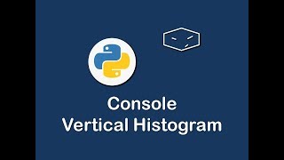 console vertical histogram in python 😀