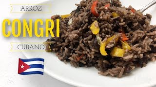 Arroz Congri Cubano ( moros y cristianos)