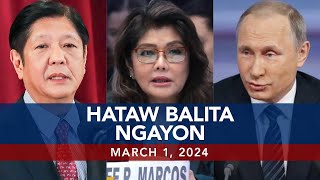UNTV: Hataw Balita Ngayon  |  March 1, 2024