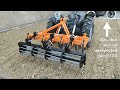 openrc tractor cultivator xl in action