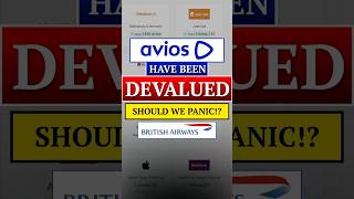 Avios Have Been Devalued Should We Panic