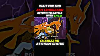 CHARIZARD VS ENTEI ll CHARIZARD ATTITUDE STATUS ll #shorts #pokemon