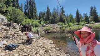 Trout Fishing before Rain at Wishon Lake: Nuv Ntses Mag Tiag Tiag