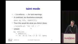 Tutorial: Intermediate Perl Scripting for Network Operators