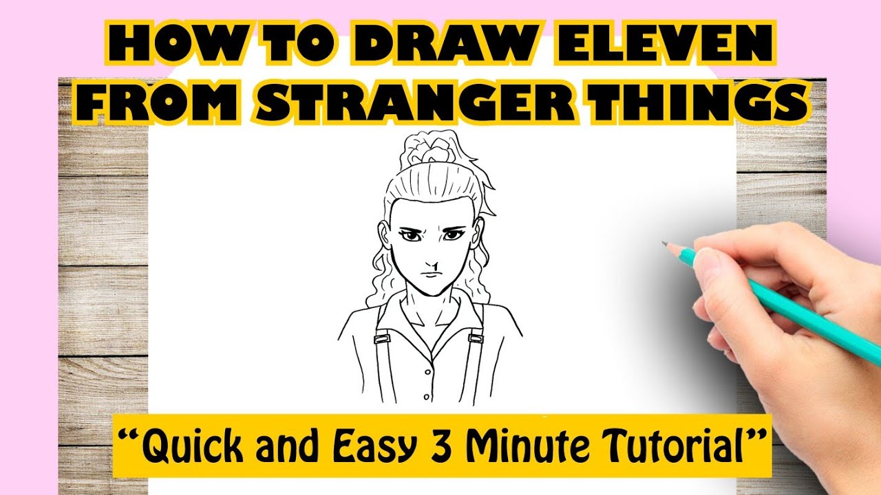 How To Draw Eleven From Stranger Things Youtube