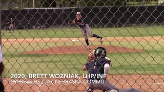 Brett Wozniak, LHP, Cypress HS, Class of 2020