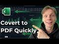 How to Convert Excel to PDF Quickly [2026 Easy Guide]