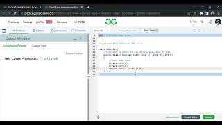 Check if two arrays are equal or not java solution #gfg #java