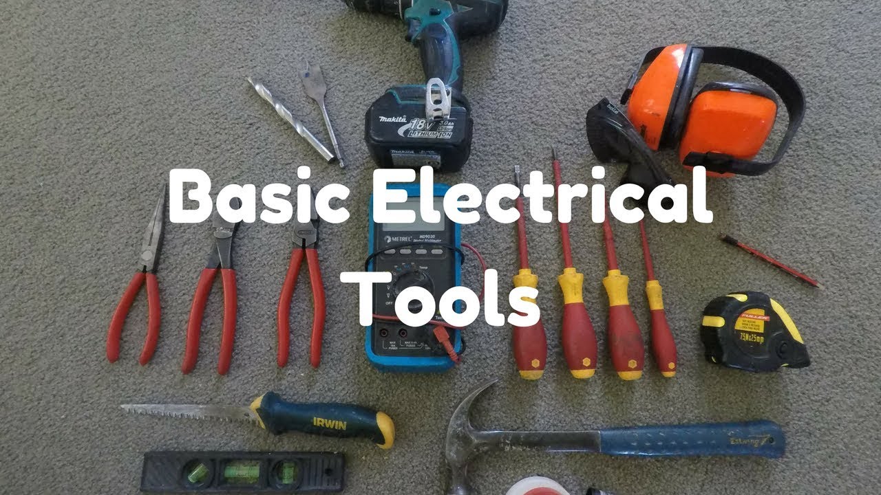 Basic Tools For Electrical Work - YouTube