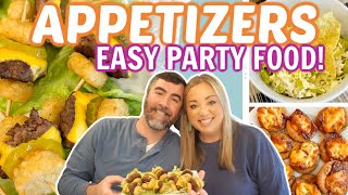 MAKE THESE 3 EASY APPETIZERS AT YOUR NEXT PARTY | FOOTBALL FOOD | PARTY FOOD APPETIZERS | MUST TRY