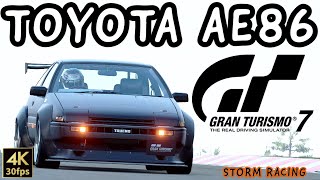 【GT7】ワイドボディのAE86(ハチロク)でニュル北タイムアタック！走行シーン【グランツーリスモ7】