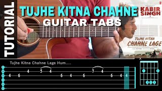 Tujhe Kitna Chahne Lage | Best Guitar Tabs and Chords Lesson | Kabir Singh | Sushant Patil Music