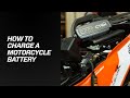 How to Charge a Motorcycle Battery