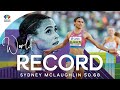 50.68! SYDNEY SMASHES 400M HURDLES WORLD RECORD | World Athletics Championships Oregon 22