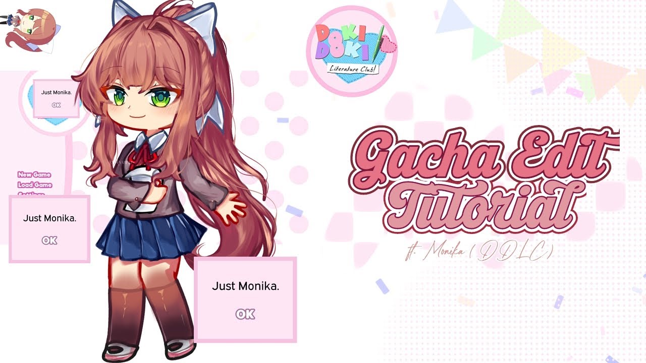 Gacha Edit Tutorial Ft Monika Ddlc Youtube