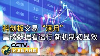 《经济信息联播》科创板交易“满月” 投资人：我的科创板成绩单 20190822 | CCTV财经