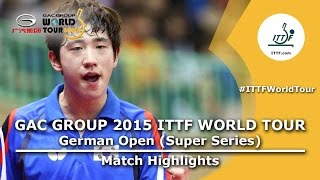 German Open 2015 Highlights: KIM Minhyeok vs KIM Donghyun (FINAL U21)