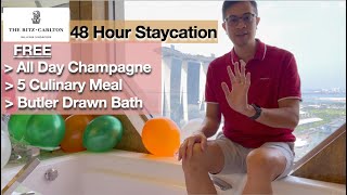 Our The Ritz-Carlton Millenia Singapore 48 Hour Staycation at Club Deluxe Marina Room | $550++/NIGHT