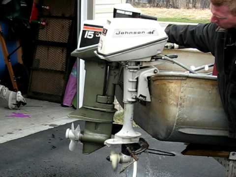 5 Hp Johnson Outboard - YouTube