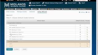 D2L Brightspace v10.4 Grade Book Setup Wizard
