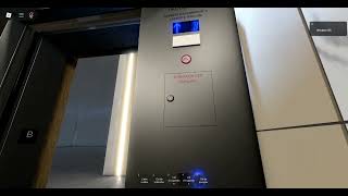 Cortex traction elevator at Showcase/collection for elevator developers